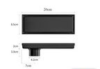 Brushed 304 Stainless Steel Odor-Blocking Floor Drain (Square)