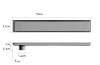 Brushed 304 Stainless Steel Odor-Blocking Floor Drain (Square)