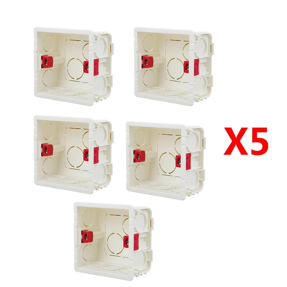Brushed Aluminum Flush-Mount Schuko Wall Outlet (USB & CAT6)