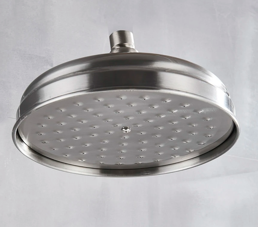 Brushed Antique Brass Rainfall Shower Head (Wall-Mounted)