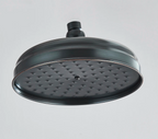Brushed Antique Brass Rainfall Shower Head (Wall-Mounted)