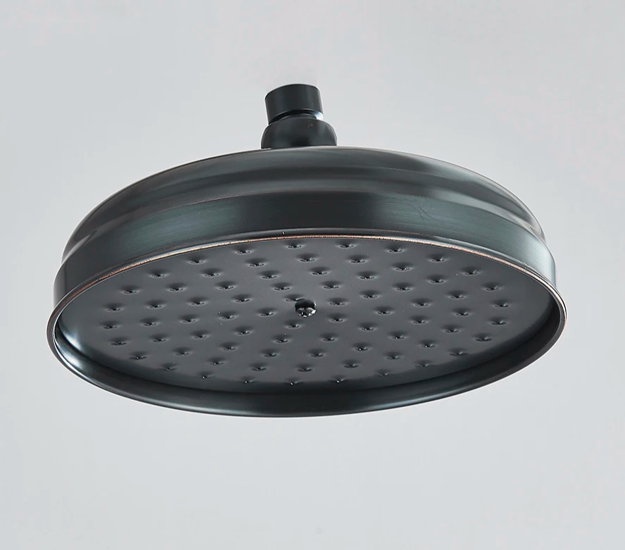 Brushed Antique Brass Rainfall Shower Head (Wall-Mounted)