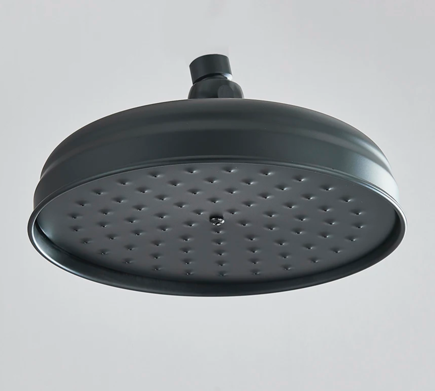 Brushed Antique Brass Rainfall Shower Head (Wall-Mounted)