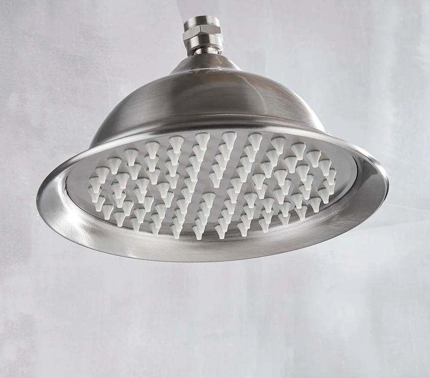 Brushed Antique Brass Rainfall Shower Head (Wall-Mounted)