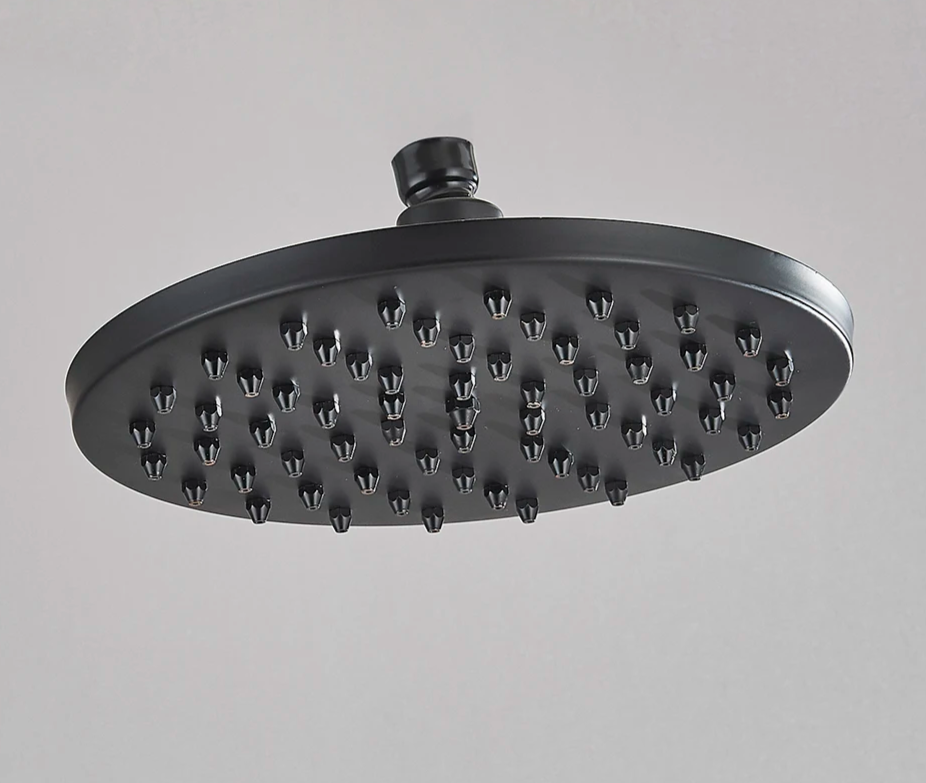 Brushed Antique Brass Rainfall Shower Head (Wall-Mounted)