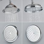 Brushed Antique Brass Rainfall Shower Head (Wall-Mounted)