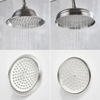 Brushed Antique Brass Rainfall Shower Head (Wall-Mounted)