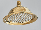 Brushed Antique Brass Rainfall Shower Head (Wall-Mounted)