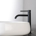 Brushed Rose Gold Stainless Steel Single-Handle Vessel Faucet (Single-Hole)