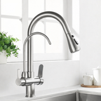 Built-In Filtered Pull-Out Kitchen Faucet (360° Rotation)