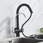 Built-In Filtered Pull-Out Kitchen Faucet (360° Rotation)
