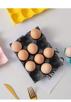Ceramic Non-Roll Refrigerator-Safe Egg Holder (6- or 12-Slot)