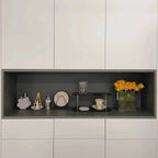 Clear Acrylic Double-Tier Cosmetic Organizer (Freestanding)