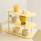 Clear Acrylic Double-Tier Cosmetic Organizer (Freestanding)