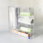 Clear Acrylic Space-Saving Wall-Mounted Storage Box