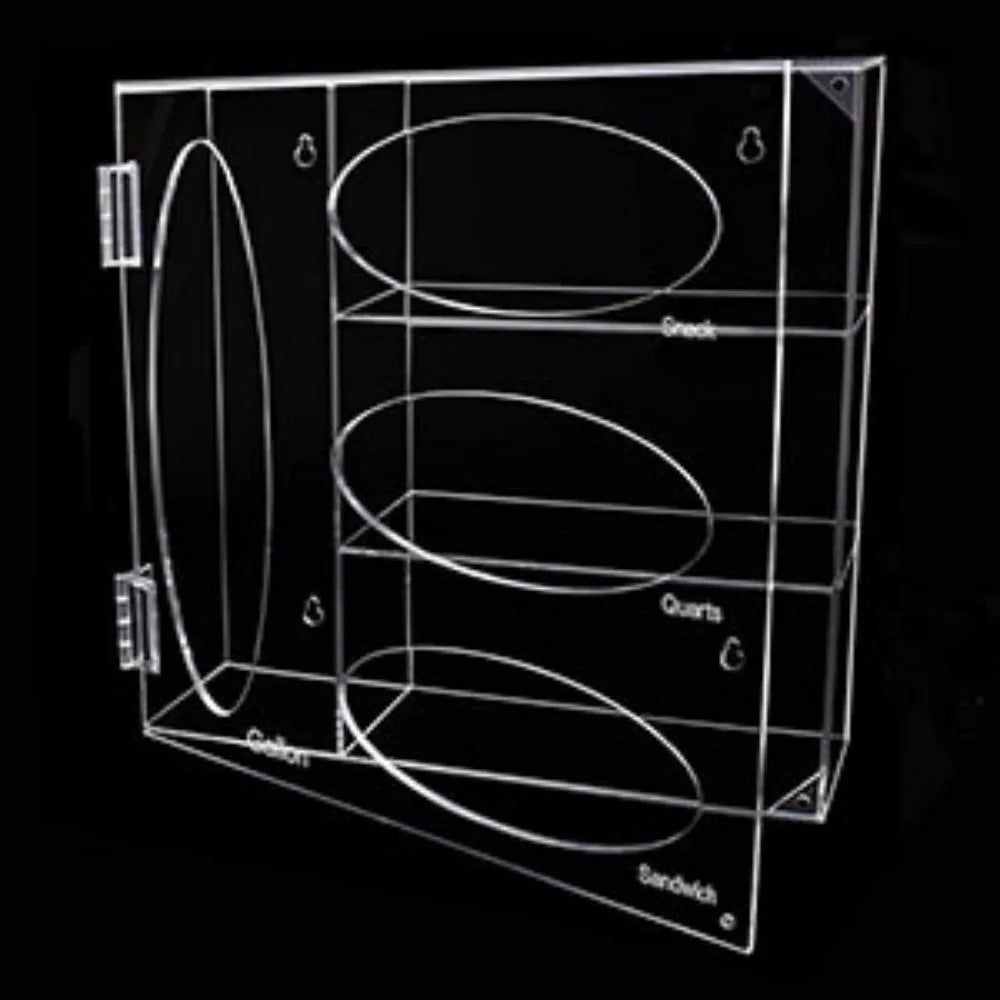 Clear Acrylic Space-Saving Wall-Mounted Storage Box