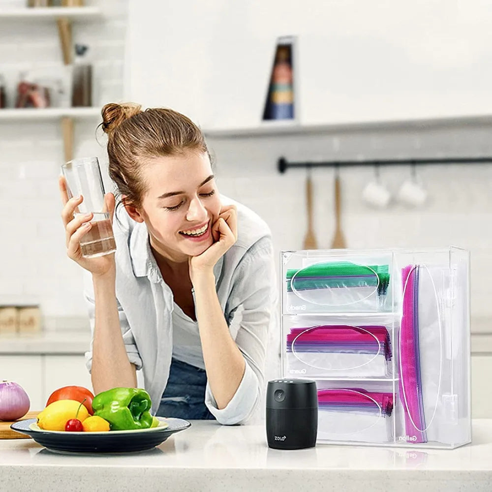 Clear Acrylic Space-Saving Wall-Mounted Storage Box
