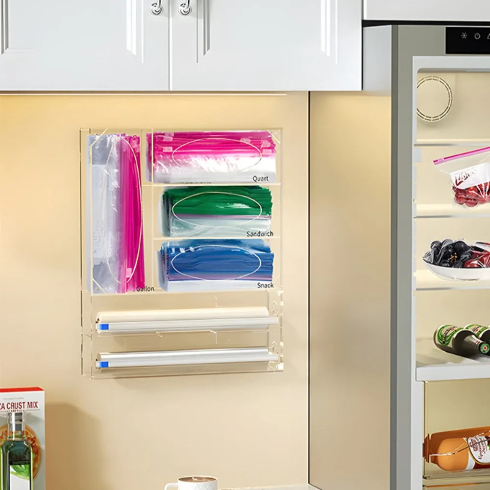 Clear Acrylic Space-Saving Wall-Mounted Storage Box