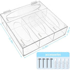 Clear Acrylic Space-Saving Wall-Mounted Storage Box