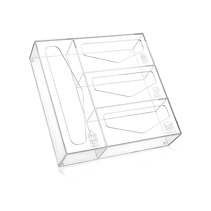 Clear Acrylic Space-Saving Wall-Mounted Storage Box