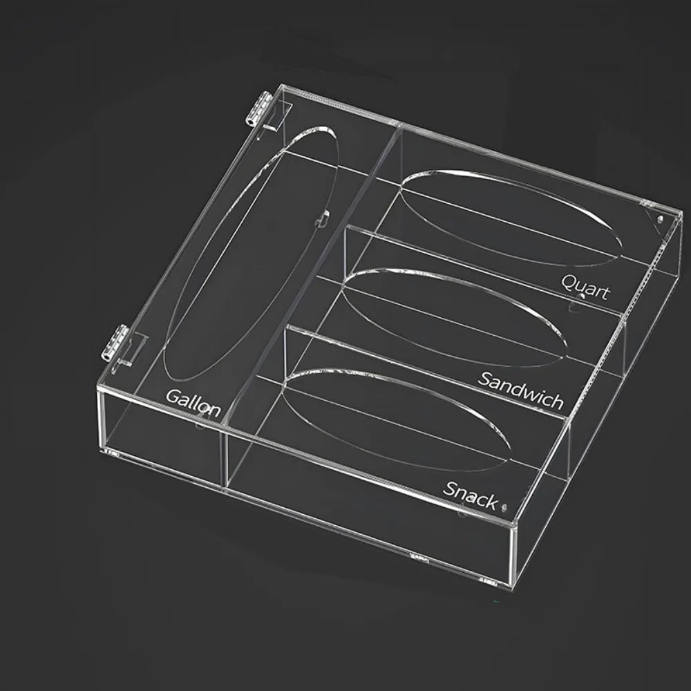 Clear Acrylic Space-Saving Wall-Mounted Storage Box