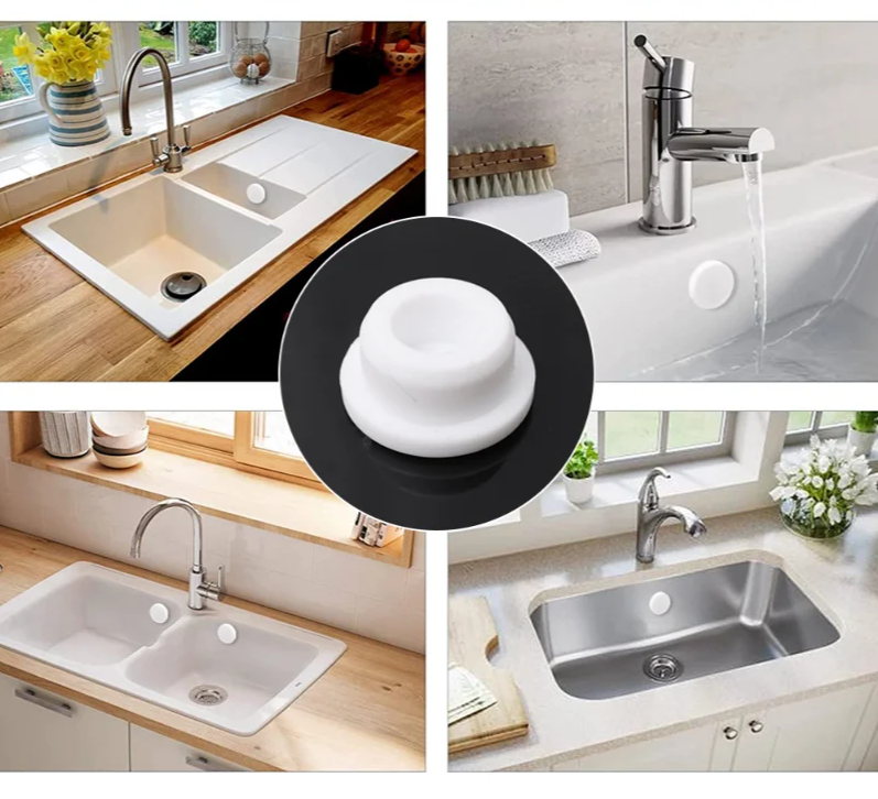 Click-In Universal Sink & Tub Overflow Cover