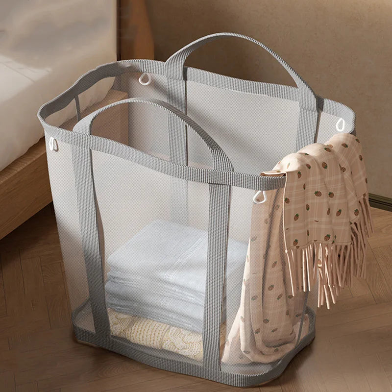 Collapsible Breathable Laundry Hamper (Family Size)