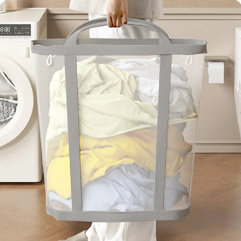Collapsible Breathable Laundry Hamper (Family Size)