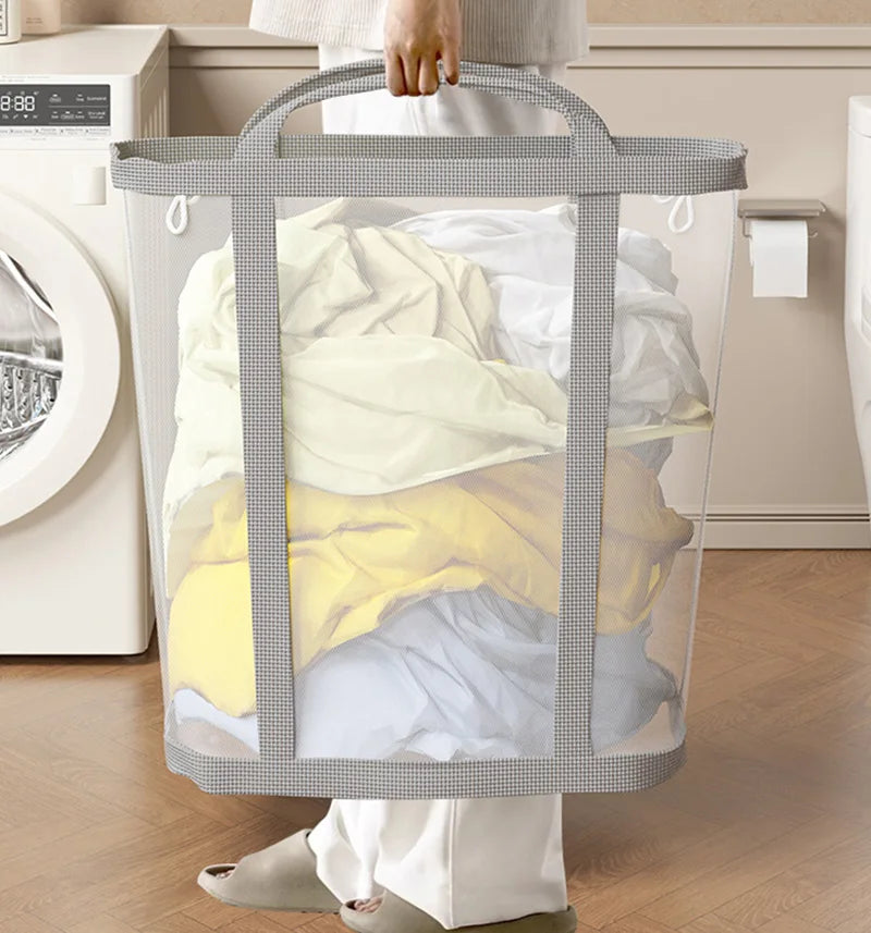 Collapsible Breathable Laundry Hamper (Family Size)