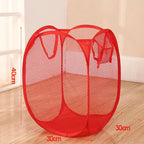 Collapsible Breathable Mesh Laundry Hamper
