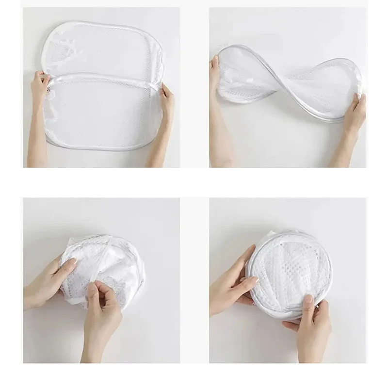 Collapsible Breathable Mesh Laundry Hamper