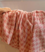 Combed Cotton Houndstooth Jacquard Face Towel