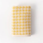 Combed Cotton Houndstooth Jacquard Face Towel