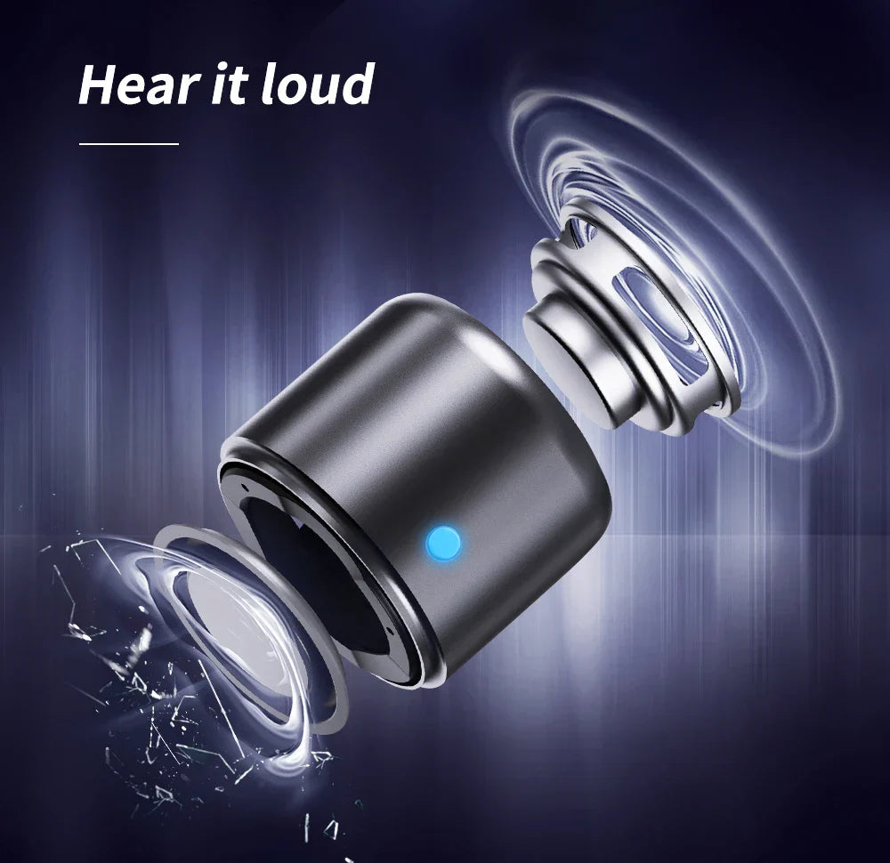 Compact Metal Waterproof Bluetooth Speaker
