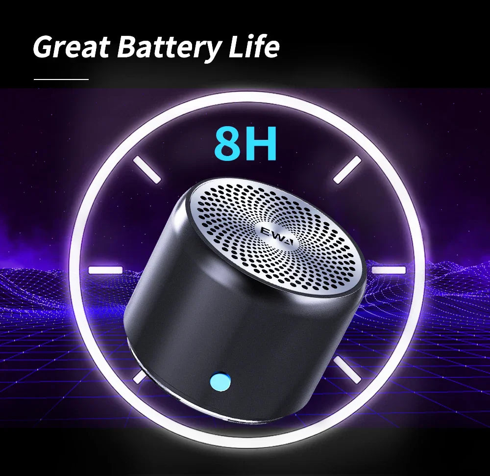Compact Metal Waterproof Bluetooth Speaker