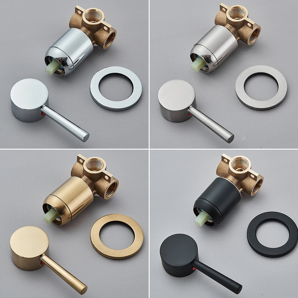 Concealed Brass Dual-Function Shower Mixer Valve