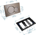 Concealed Corrosion-Resistant Flush Valve (Push Button)