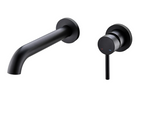 Concealed Wall-Mounted Solid Brass Single-Handle Bathroom Faucet