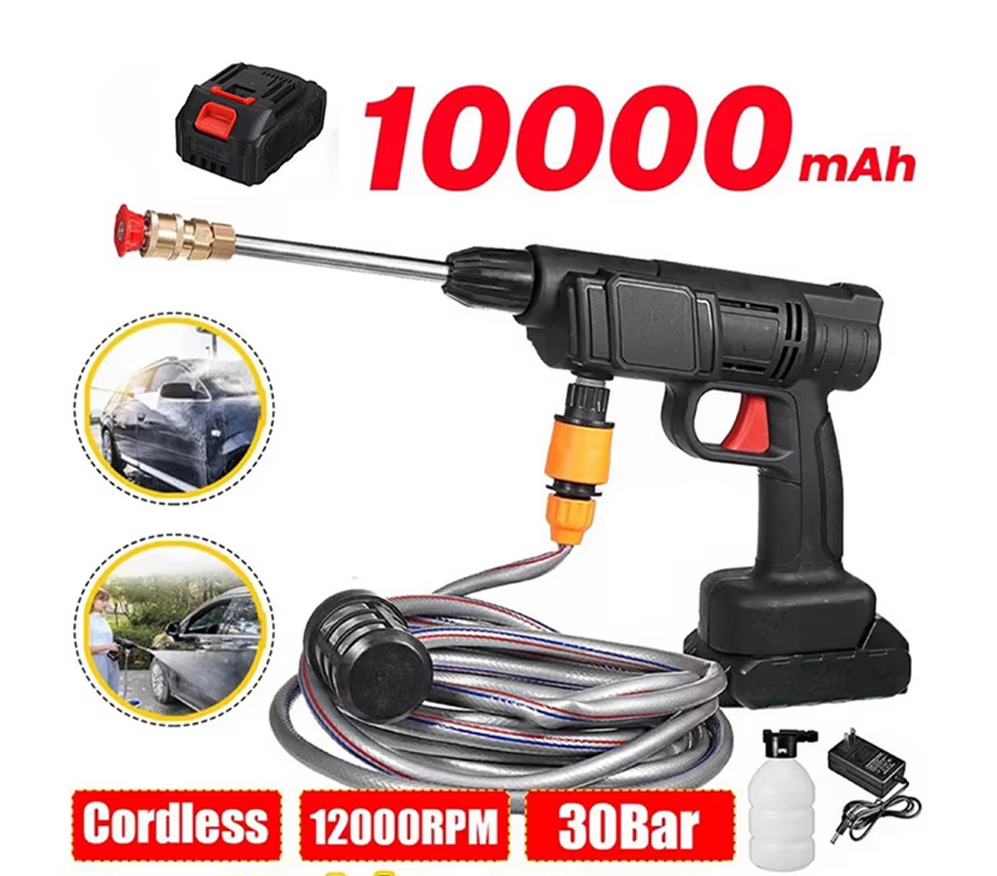 Cordless 30 Bar Pressure Washer (Foam Lance Included)