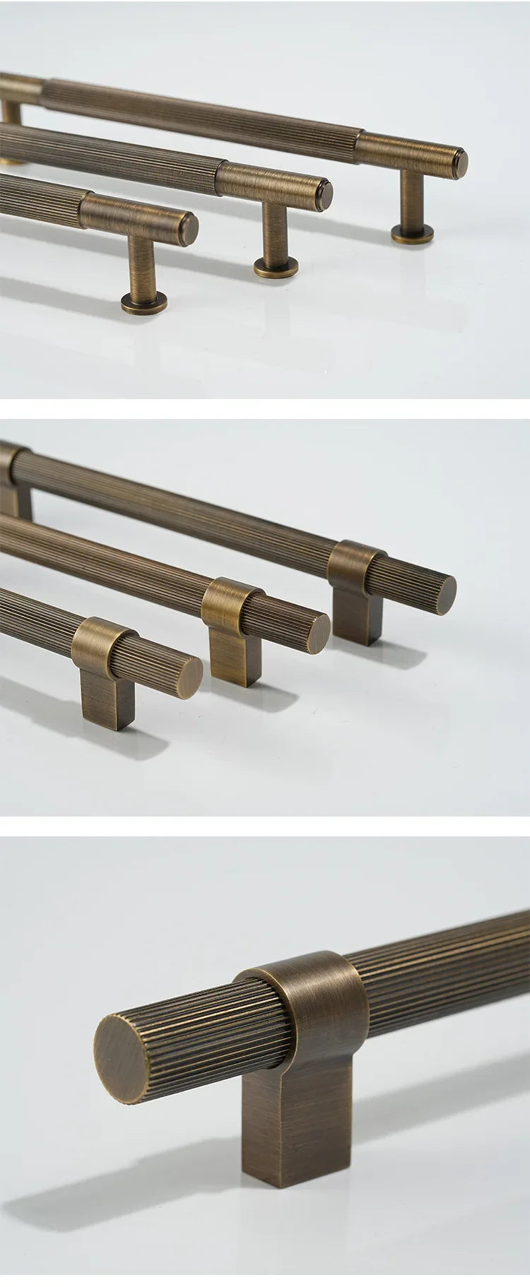 Corrosion-Resistant Brass Cabinet & Drawer Handle (Electrolytic Finish)
