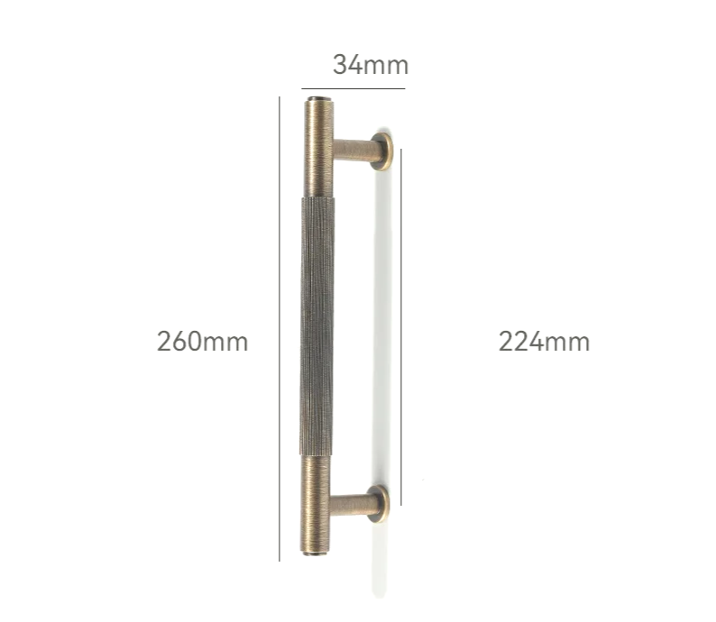 Corrosion-Resistant Brass Cabinet & Drawer Handle (Electrolytic Finish)