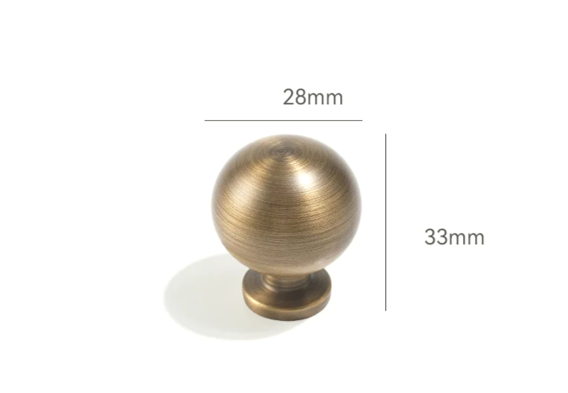 Corrosion-Resistant Brass Cabinet & Drawer Handle (Electrolytic Finish)