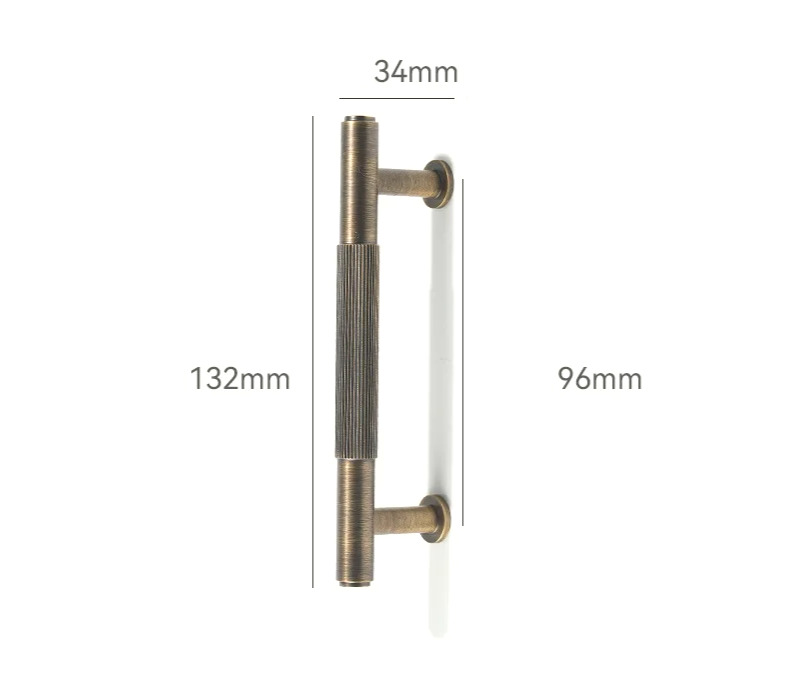 Corrosion-Resistant Brass Cabinet & Drawer Handle (Electrolytic Finish)