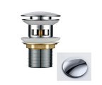 Corrosion-Resistant Brass Push-Down Drain Stopper (Universal Fit)