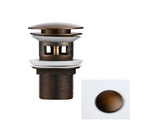 Corrosion-Resistant Brass Push-Down Drain Stopper (Universal Fit)
