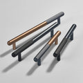 Corrosion-Resistant Matte Black Aluminum Cabinet Handle (Multiple Hole Spacings)