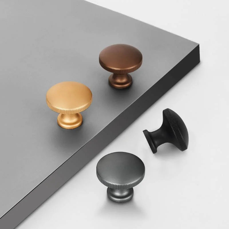 Corrosion-Resistant Matte Black Aluminum Cabinet Handle (Multiple Hole Spacings)
