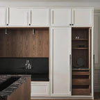 Corrosion-Resistant Matte Black Aluminum Cabinet Handle (Multiple Hole Spacings)