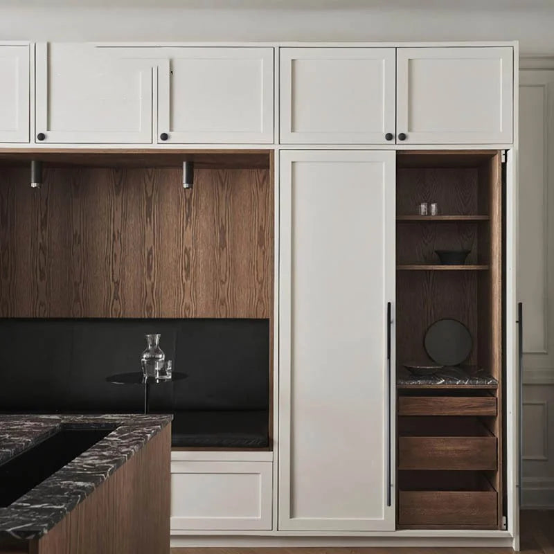 Corrosion-Resistant Matte Black Aluminum Cabinet Handle (Multiple Hole Spacings)
