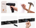 Corrosion-Resistant Stainless Steel Wall-Mounted Coat Rack (3–5 Hooks)